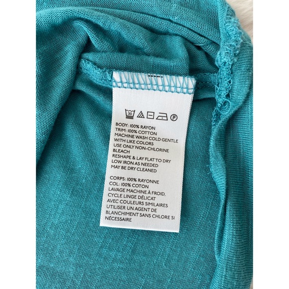 Ecote (Urban Outfitters) Tank Top. Teal blue. - Picture 4 of 4